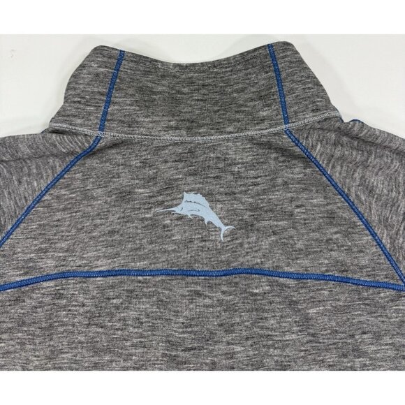 Tommy Bahama Mens 1/4 Zip Pullover Dallas Cowboys Football NFL Size Medium Gray - Picture 5 of 14
